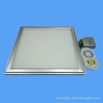 18W Color Temperature Adjustable Square LED Panel Light with Remote Controller